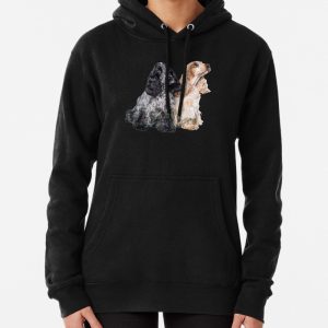 Cocker Spaniel Blue Roan Orange Roan Cute Puppy Dogs Pullover Hoodie