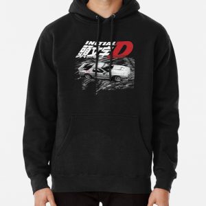 Initial D FC RX7 Drifting - Ryosuke Takahashi RedSuns Pullover Hoodie