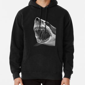 Great White Shark Pullover Hoodie