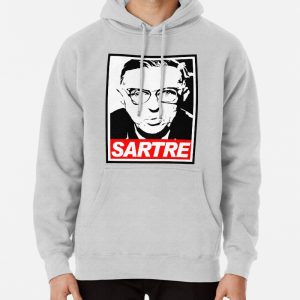 Jean-Paul Sartre Pullover Hoodie