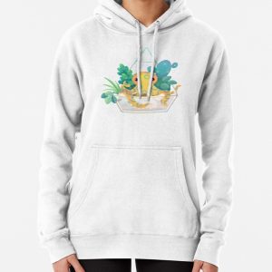 Ocean terrarium - Blue ringed octopus Pullover Hoodie