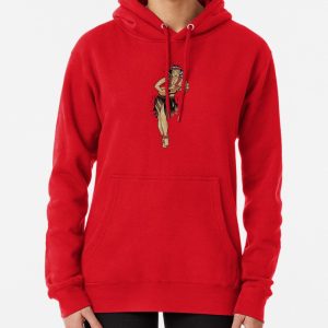 Jerrys Traditional Aloha Hula Girls In Hawaii Pattern In Yellow Pullover Hoodie