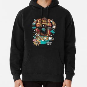 Ghost Pirate Cereal - Retro Video Games Pullover Hoodie