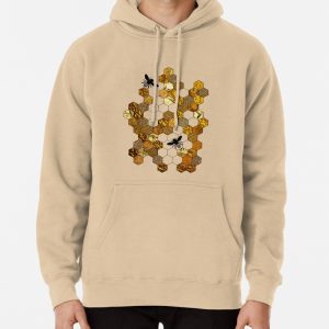 Golden Honeycomb Pullover Hoodie