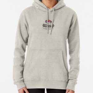 One Ring to Rule Them All Bold Graffiti Print Pullover Hoodie
