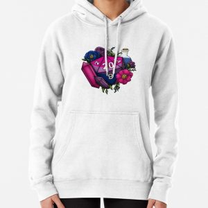 Pride Bisexual D20 Tabletop RPG Gaming Dice Pullover Hoodie