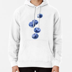 Falling blueberries Pullover Hoodie
