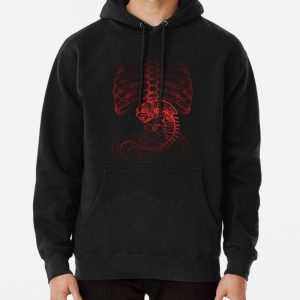 Alien Radiography, X-Ray Red Pullover Hoodie