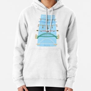 Bridges of the Tyne Pullover Hoodie