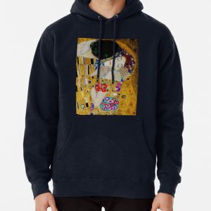 The Kiss by Gustav Klimt, Liebespaar - The Lovers Pullover Hoodie