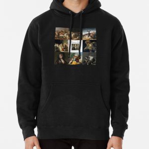 Francisco Goya Popular Works Collage Pullover Hoodie