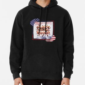 Foxtrot Delta Tango - Fluorite Crystal Typography Design Pullover Hoodie