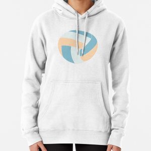Coral Volleyball Pullover Hoodie