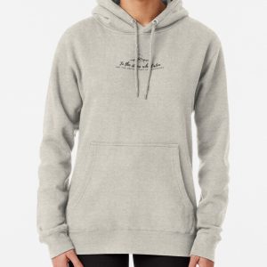 To the Stars Who Listen Minimalist Print Pullover Hoodie