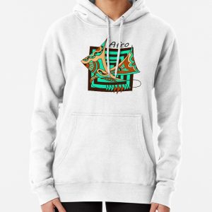 Afro Abstract mask Pullover Hoodie