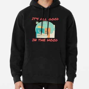 ITS ALL GOOD IN THE HOOD FUNNY MEDICAL LAB SCIENTIST Microbiology Pullover Hoodie