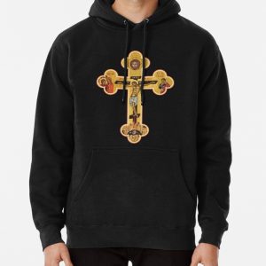 Orthodox Cross Icon Pullover Hoodie