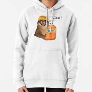 Demotivational Big Floppa Cat Meme Fanter Pullover Hoodie