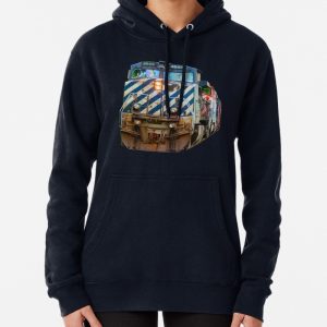 Locomotive in Canada Pullover Hoodie