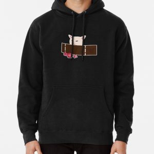 Confused Cat at DnD Table Pullover Hoodie