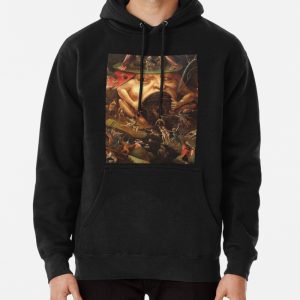 Insight into Hell 3 by Hieronymus Bosch Pullover Hoodie