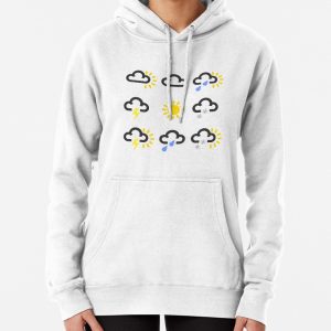 Weather forecast symbols design Pullover Hoodie