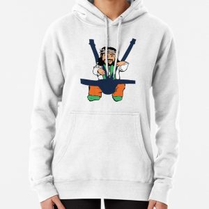 Funny Baby Jesus Shirt in a Baby Carrier Pullover Hoodie