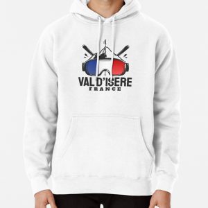 Val dIsere France Ski Resort Skiing Souvenir Pullover Hoodie
