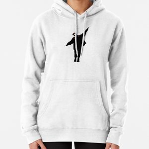 Clancy silhouette (overcompensate) Pullover Hoodie
