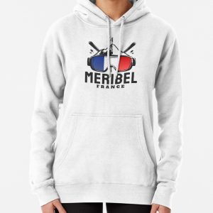 Meribel France Ski Resort Skiing Souvenir Pullover Hoodie