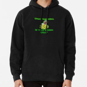 Green Crap, Red Neck Pullover Hoodie