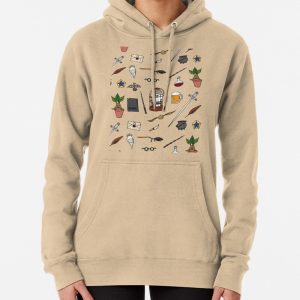 Owl and wand Pullover Hoodie