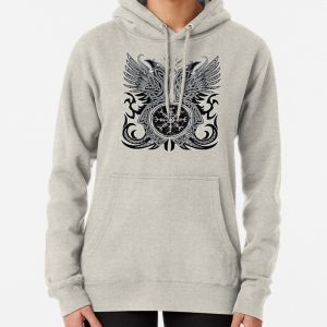 Huginn and Muninn, Odins Ravens Pullover Hoodie