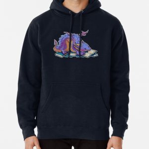 Library dragon Pullover Hoodie