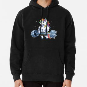 Unicorn Weightlifting T shirt Fitness Gym Deadlift Rainbow Gifts Party Men Women Pullover Hoodie