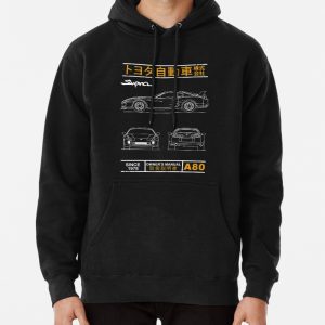 Blueprint of the Supra Pullover Hoodie