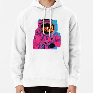 Trippy rainbow Astronaut Pullover Hoodie