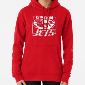 London Zero Gravity Jets White (Red) Pullover Hoodie