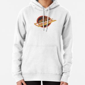 Canucks retro reverse hockey skate Pullover Hoodie
