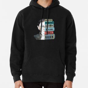 Ruth RBG Supports Never Understimate Power of Girl With Book Pullover Hoodie