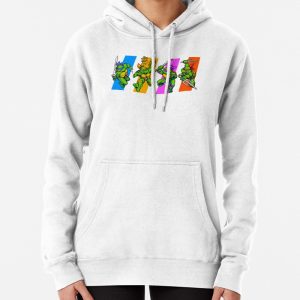 TMNT Turtles in Time Characters Pullover Hoodie
