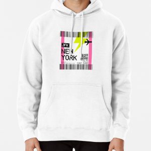NEW YORK plane ticket Pullover Hoodie