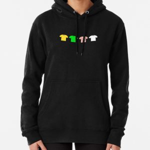 Cycling Jerseys Le Tour Yellow, Green, Polka Dot Pullover Hoodie