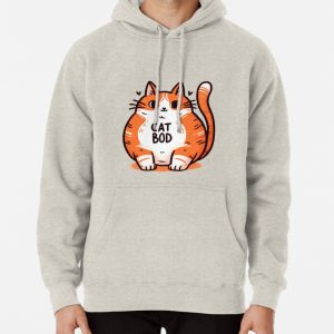 Cat Bod - Dad Bod Pullover Hoodie