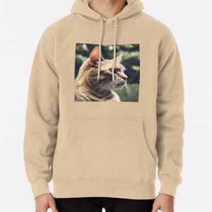 Beautiful Orange Cat Looking Away Cute Kitty Cat Gifts For Cat Lovers Pullover Hoodie
