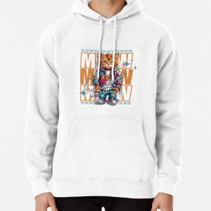Meow Cat T-Shirts for Unisex Modern Design Pullover Hoodie