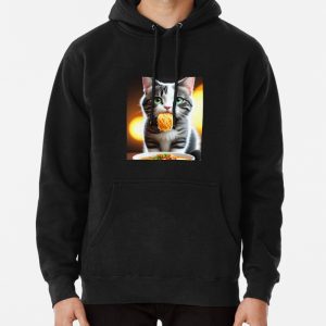Cat Eat Ramen Pullover Hoodie