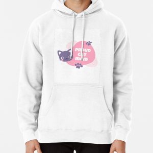 Proud Cat Mom Pullover Hoodie