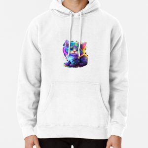 Cute cat Pullover Hoodie