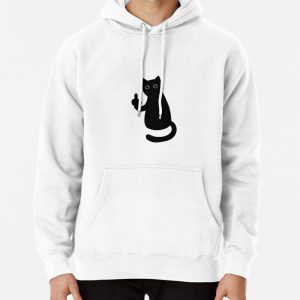 Mad little kitty Pullover Hoodie
